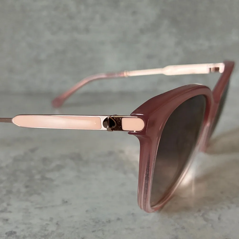 Kate Spade Daliann/S 3J5FF Pink Cat Eye Sunglasses 54□17 Rose Gold